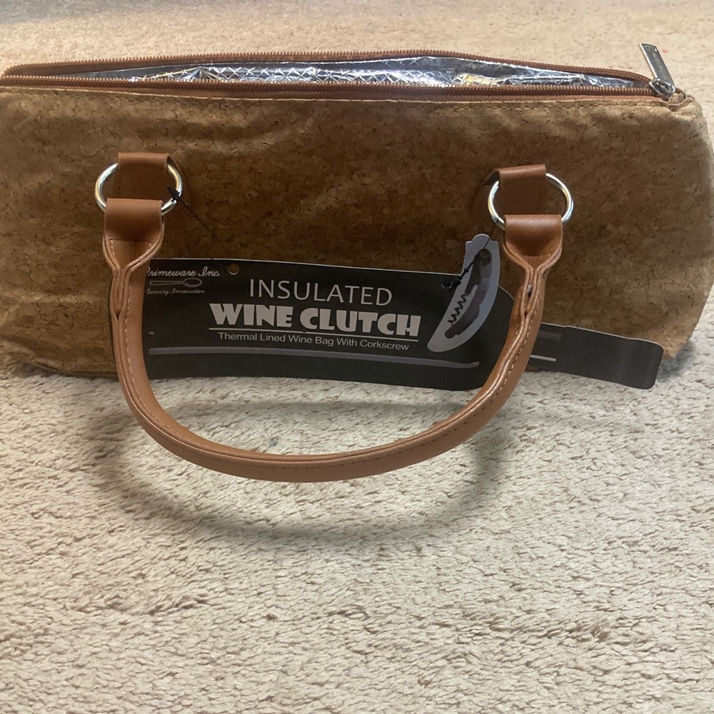 Insulated Wine Clutch with Handles